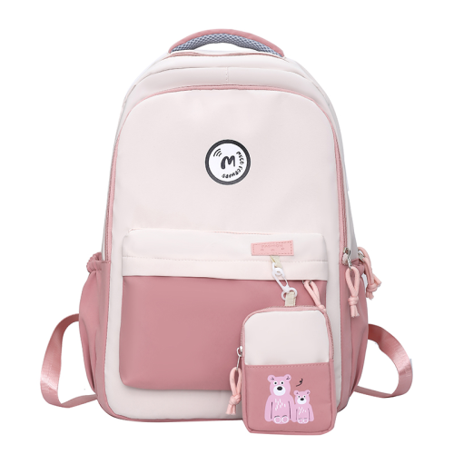 schoolbag rge capacity korean style ins school bag bapa junior high school bapa versatile color-matching bag girl‘s bag