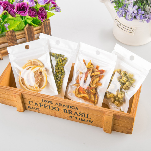 白色珠光膜阴阳骨袋 自封袋 半透明塑料袋手机壳包装袋