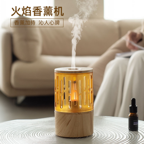new candle atmosphere flame essential oil aromatherapy machine small household office fog volume usb humidifier manufacturer