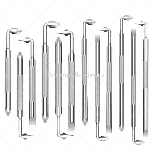 Z型L型十字一字弯头螺丝刀90度直角转角拐弯梅花起子两用