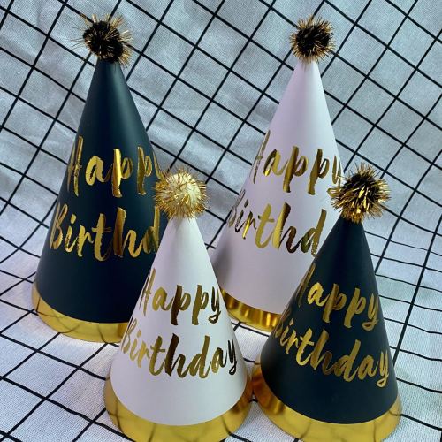 gilding cap adult and children birthday party gathering cake decoration birthday party venue layout