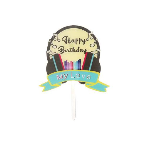 birthday cake plug-in party gathering event decoration supplies adult and children birthday cake plug-in