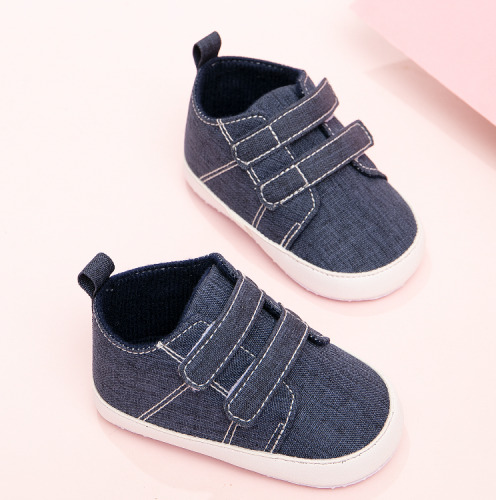 0-1 years old spring and autumn baby sneakers soft rubber sole comfortable velcro casual baby toddler shoes