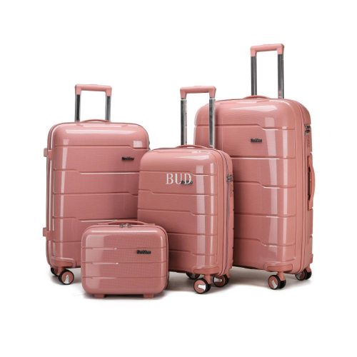pp suitcase suit suitcase trolley luggage in sto universal wheel skd foreign trade pp tee-piece luggage