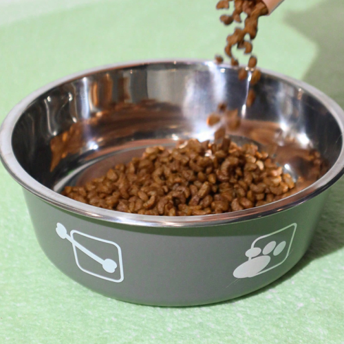 dog bowl stainless steel rice bowl dog basin  bowl dog food bowl single bowl pet rice bowl water bowl dog supplies in sto wholesale