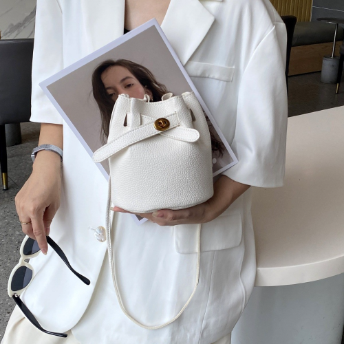broadband lock pouch korean casual solid color shoulder crossbody light luxury and simplicity bucket bag manufacturer