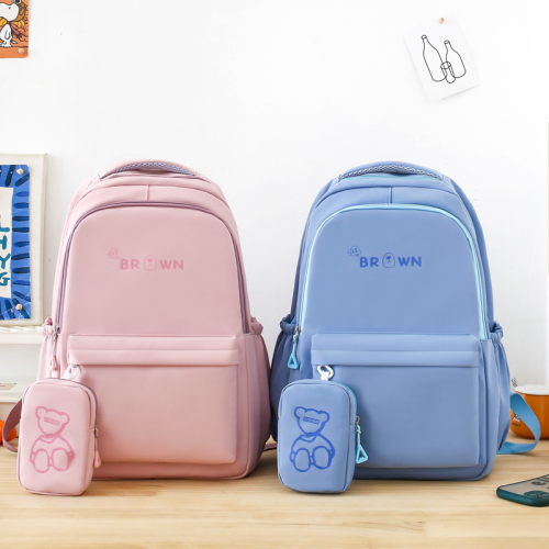 schoolbag 2024 new bag student schoolbag trendy women‘s bags backpack sports leisure bag backpack computer bag wholesale