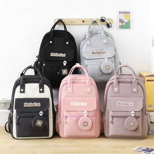 wholesale new bags backpack trendy women‘s bags student schoolbag large-capacity backpack factory direct cross-border preferred