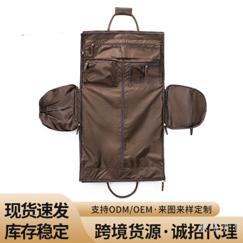 cross-border leather handbag first layer cowhide sports cross body men‘s bag lightweight suit bag large capacity travel bag wholesale