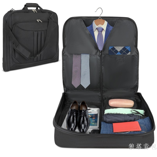 manufacturer customized men‘s suit storage bag outdoor business trip clothes document storage bag foldable suit buggy bag