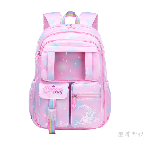new girls primary school student schoolbag junior high school fashion backpack grade 3-6 large capacity student backpack