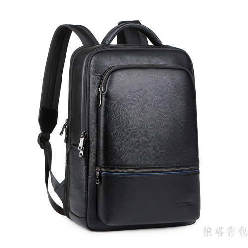 men‘s shaping backpack computer usb backpack business outdoor travel multi-function backpack cowhide men‘s bag