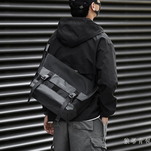 crossbody bag men fashion brands mechanical style backpack japanese style workwear bag crossbody shoulder bag sports fixed gear backpack messenger bag
