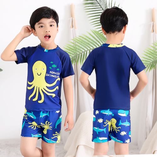children‘s swimsuit swimsuit for boys split octopus suit toddler children teens baby boy swimsuit training factory wholesale