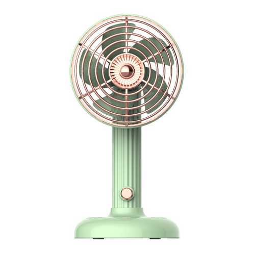 retro usb rechargeable fan summer office student dormitory cooling desktop little fan three-gear adjustable fan