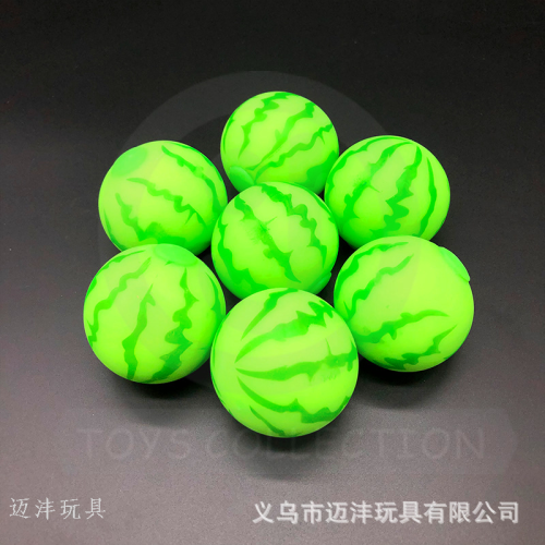 new soft rubber simulation watermelon new exotic vent hand pinch ball creative pressure relief toy 6cm squeezing toy flour ball