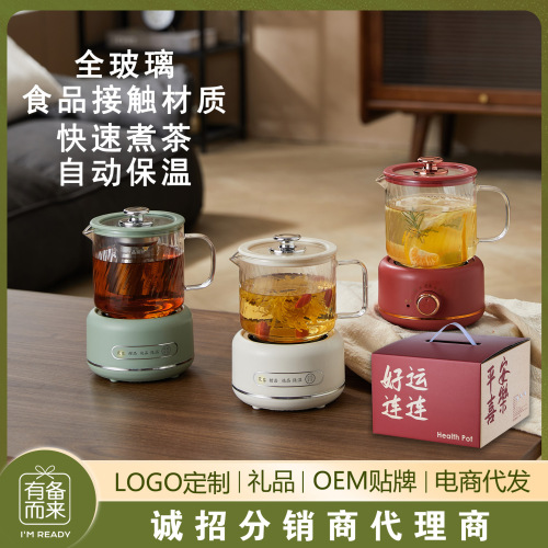 germany health pot stew integrated thermal flask small glass office water boiling multi-functional automatic tea brewing pot