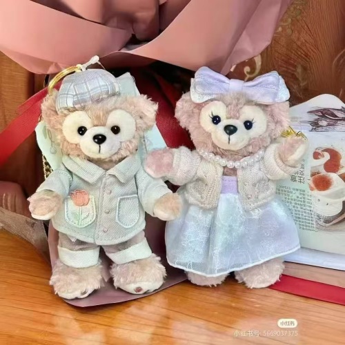 现货春日玲娜贝儿星黛露露雪莉玫玫饼饼达菲公仔玩偶挂件钥匙扣