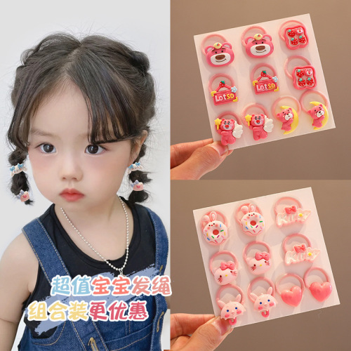 儿童发绳发饰不伤发女童发圈皮筋宝宝橡皮筋小女孩头绳扎头发头饰
