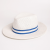 flat brim outdoor spring and summer sun protection sun-shade beach hat vacation panama straw hat flat brim sun protection straw hat paper top hat