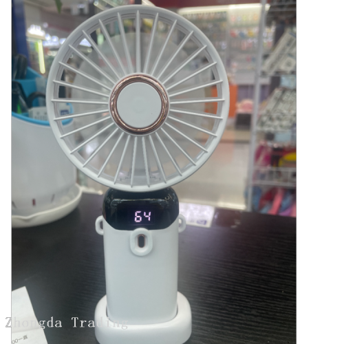 small handheld fan usb charging portable small mini office table student hand-held fan 5 gear