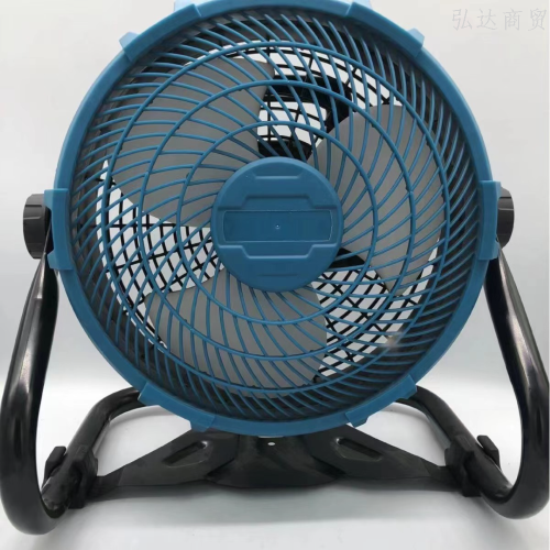 12-inch industrial grade lithium electric fan super strong wind power easy to carry foreign trade popur style fan outdoor mutian camping