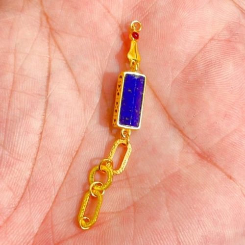 青金六角手工半链