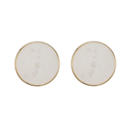 trendy round enamel earrings stud earrings for women european and american earrings wholesale 1e00336