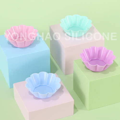 factory wholesale in sto muffin cup baking tool round petal cake mold kitchen household handmade soap mold