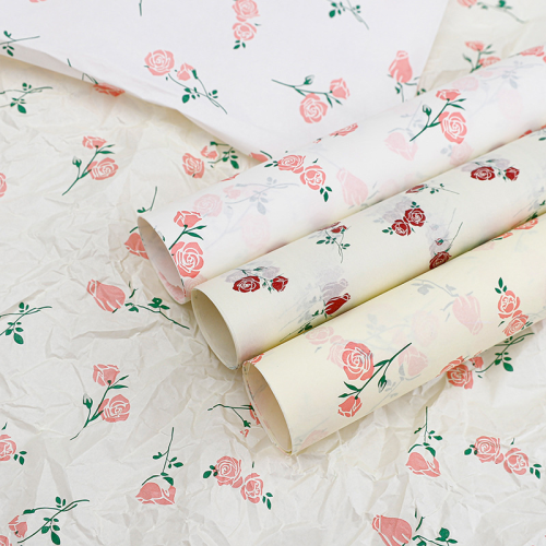 new thickened rose pear paper lining bouquet wrapping paper bouquet photo gift atmosphere dacal paper wholesale