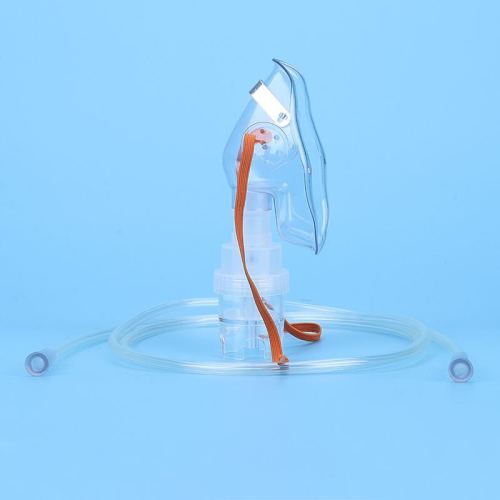一次行使用气流雾化器儿童成 氧气雾化吸入面罩含雾管咬嘴吸入杯