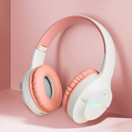 跨境新品M9 LED发光头戴式蓝牙耳机 DJ无线音乐耳机 手机游戏通用