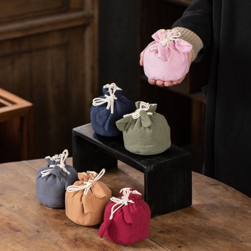 厂家直销棉麻茶具收纳袋茶壶袋快克杯袋便携旅行杯袋茶器收纳袋