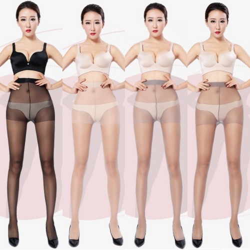 夏季薄款百搭隐形丝袜女直拼包芯丝性感黑色肤丝袜连裤袜厂家直销