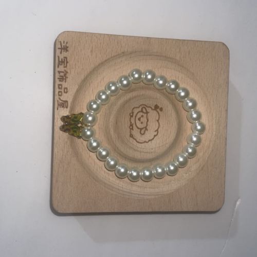 网红爆款珍珠手链女 学生闺蜜串珠首饰小众设计