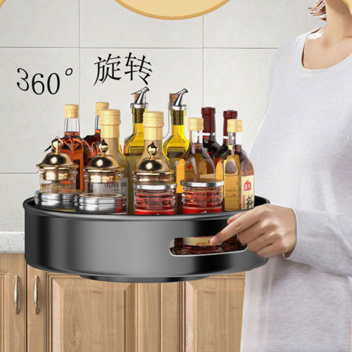 旋转调料家用大全置物架厨房台面多功能盐酱油瓶罐调味料收纳用品