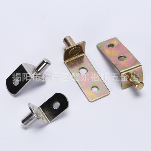 厂家直供门转轴角码 L型带转轴角码层板托钉橱窗五金配件