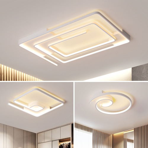 亿大现代简约吸顶灯创意灯具北欧客厅灯led卧室灯长方形灯饰