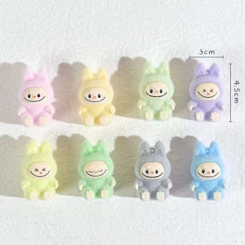 DIY手作饰品配件迷你植绒布拉公仔挂件萌粒摆件新款卡通