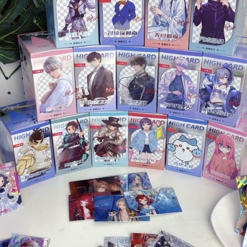 动漫明星火影忍者柯南第五人格时光代理人收藏高卡双面图案二次元