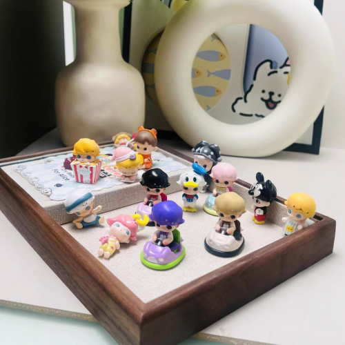 新款dimoo浪漫气球卡丁车植绒萌粒pvc可钥匙扣手机链女可爱潮玩