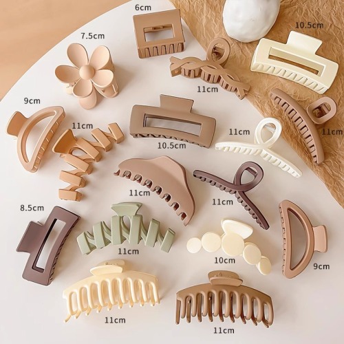 summer simplicity fresh frosted grip female 2024 new high-grade large hair volume temperament shark clip