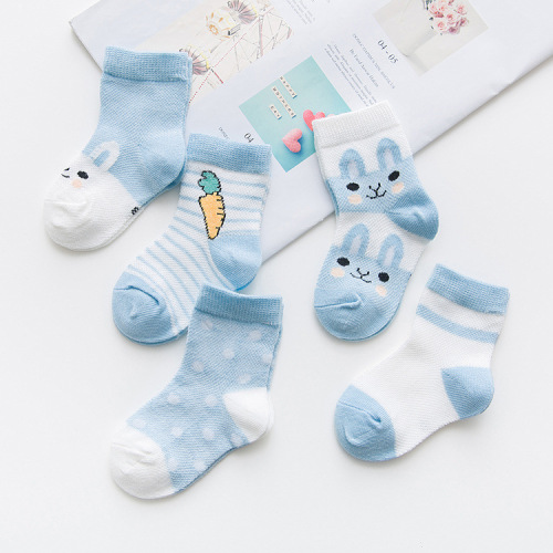 children‘s socks children‘s socks fresh cute spring and summer thin cartoon mesh children‘s socks breathable cotton socks children‘s socks wholesale
