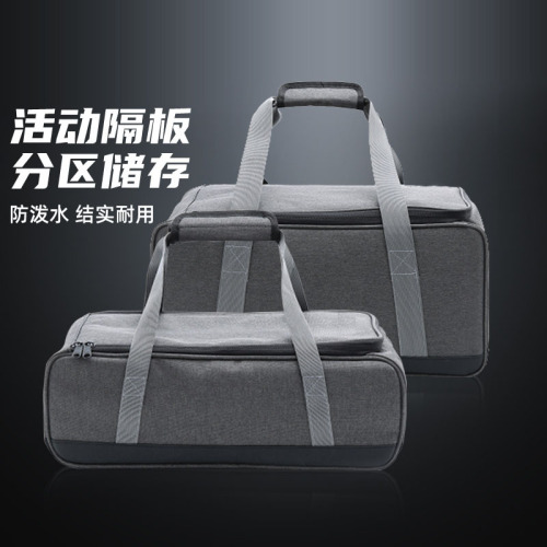 picnic bag outdoor portable outdoor stove plastic cutlery set with napkin camping waterproof large capacity multifunctional portable storage bag