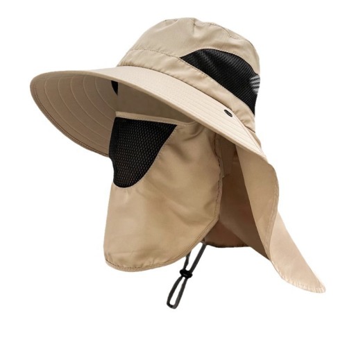 outdoor fishing cap sun-proof uv protection outdoor fishing camping climbing sun hat big brim face-covering neck protection