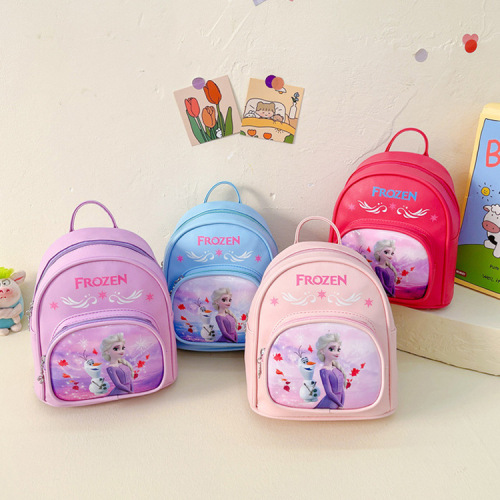 儿童双肩包新款公主书包潮幼儿园女童卡通动漫大容量上学背包批发