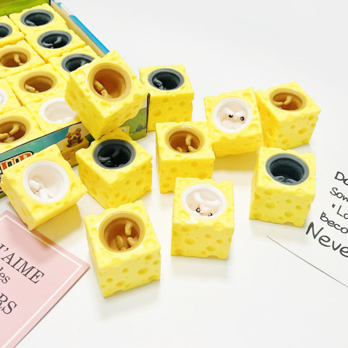 觅咖创意解压杯批发感恩节小孩捏捏乐挤压发泄减压小玩具礼物圣诞