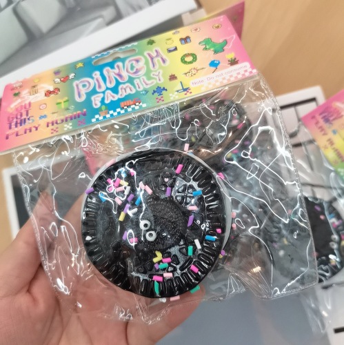 小红书同款仿真奥利奥夹心饼干捏捏乐 TPR减压玩具仿真创意解压