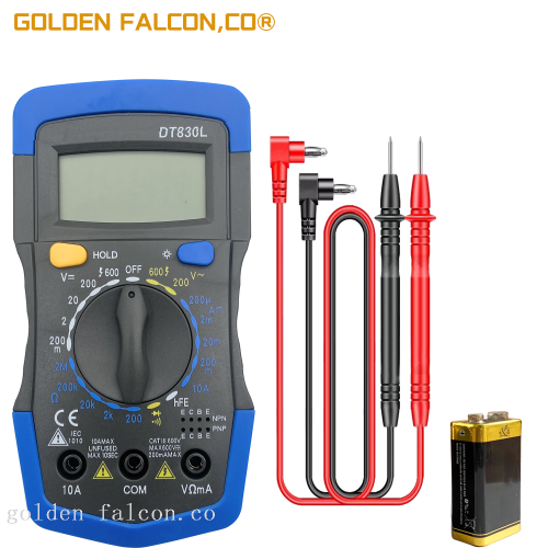 专业手持式数字1999计数电容表液晶数字万用表电压表电流表欧姆表