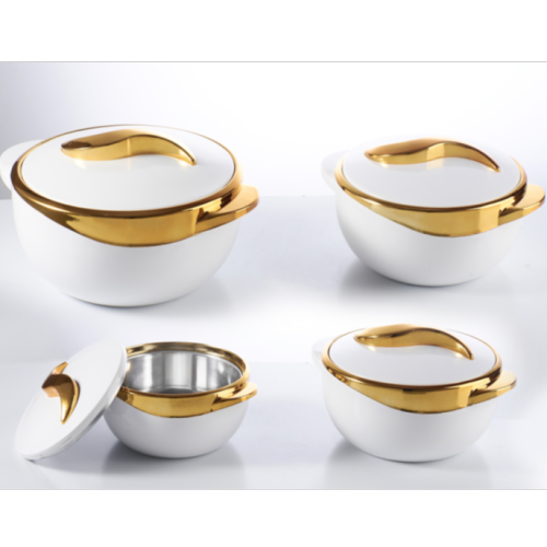 不锈钢保温桶四件套金白金红金蓝配色4.5L+2.5L+1.5L+1.0L